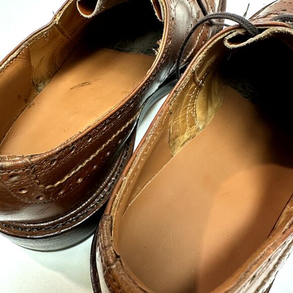 FULL RESOLE Tricker's Bourton Country Shoe - Caramel Kudu England UK 8 / US 9.5 - Picture 9 of 13